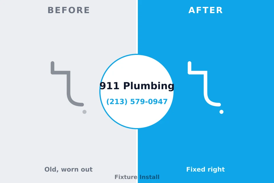 Before and after: plumbing company White Plains, NY